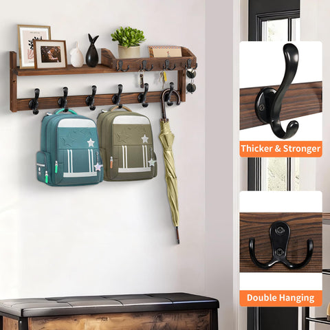 GODDGITT wall-mounted rack showing sturdy installation and assembly.