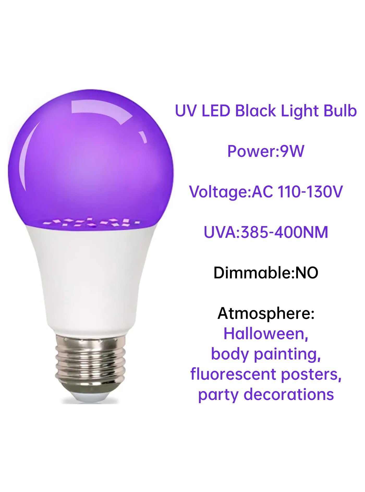 GODUORA UV light boosts Halloween decor with bright, cool-running glow.