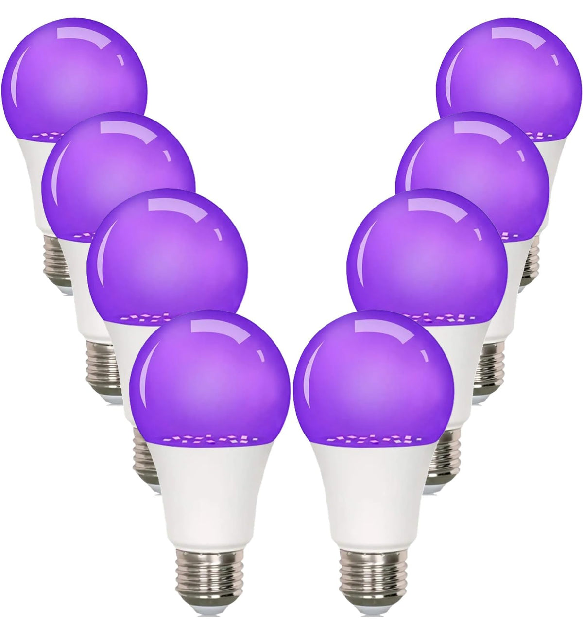 GODUORA UV black light bulb for vivid fluorescence on posters and fabrics.