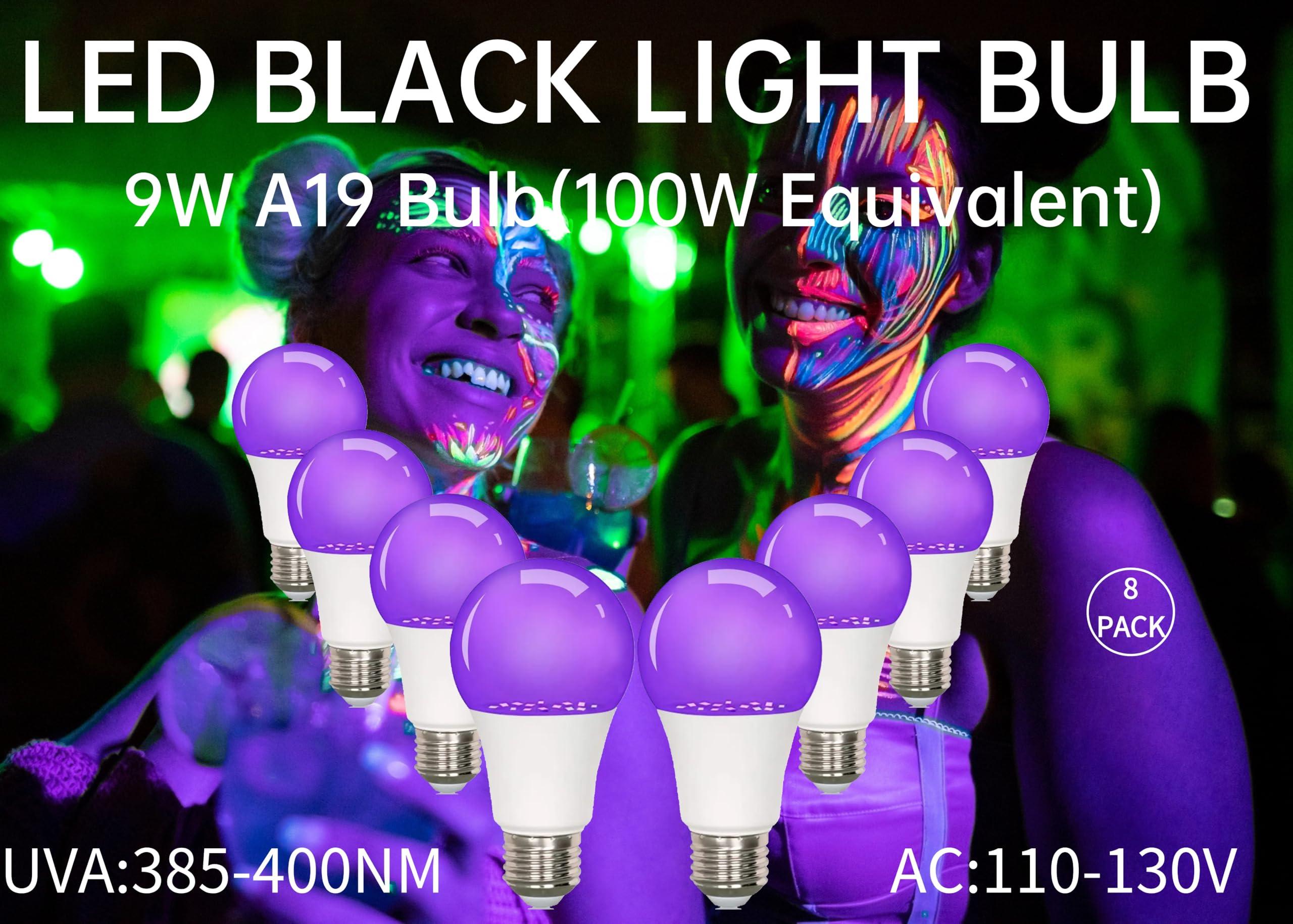 GODUORA A19 UV bulb fits standard fixtures for effortless setup.