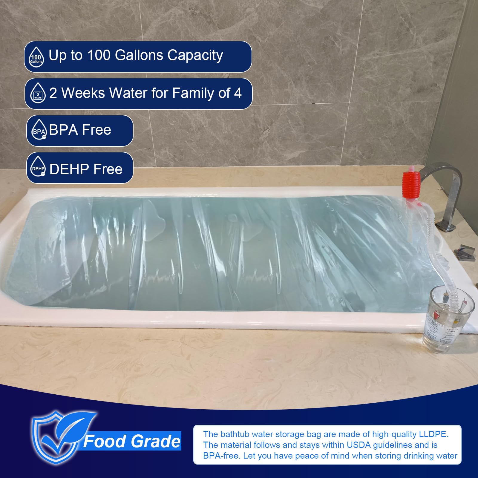 Godwolf closed-design water container keeps water clean by blocking debris and dust.
