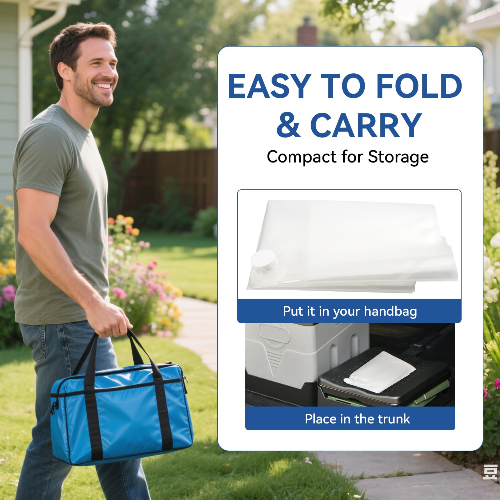 Godwolf compact foldable design fits compactly in emergency kits
