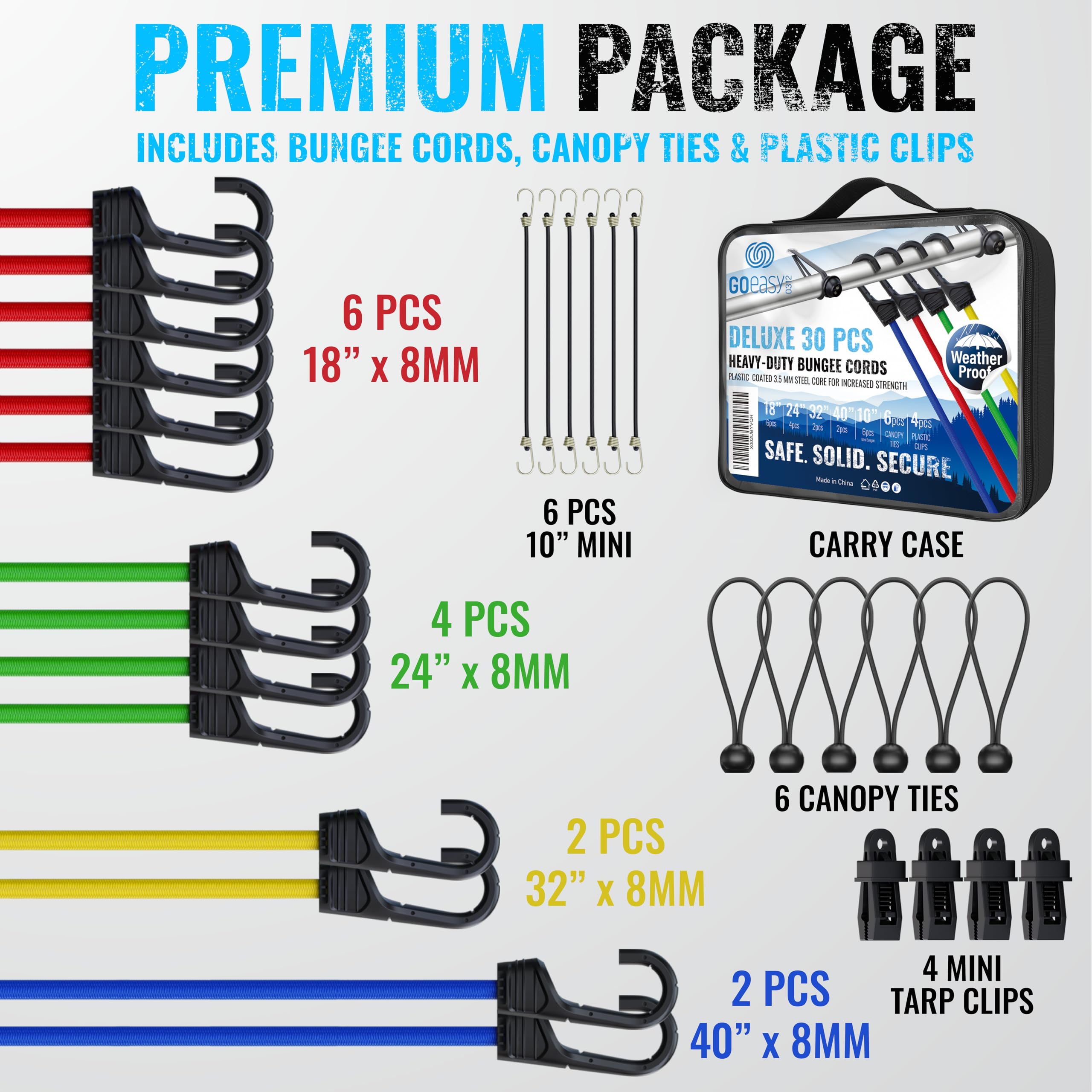 GOEASY0312 heavy-duty hooks designed to resist wear and tear