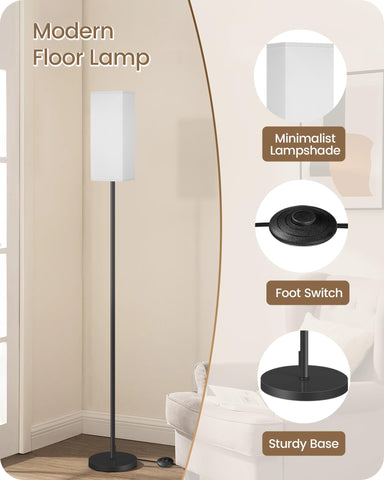GOEBLESON floor lamp two-pack setup for coordinated corners.