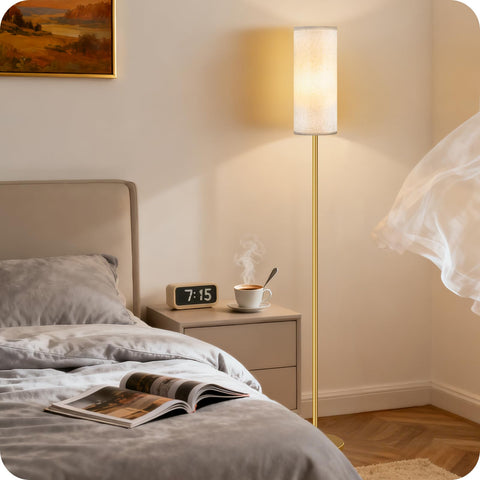 GOEBLESON 64.4-inch height fits corners for cozy corners or bedside setups.