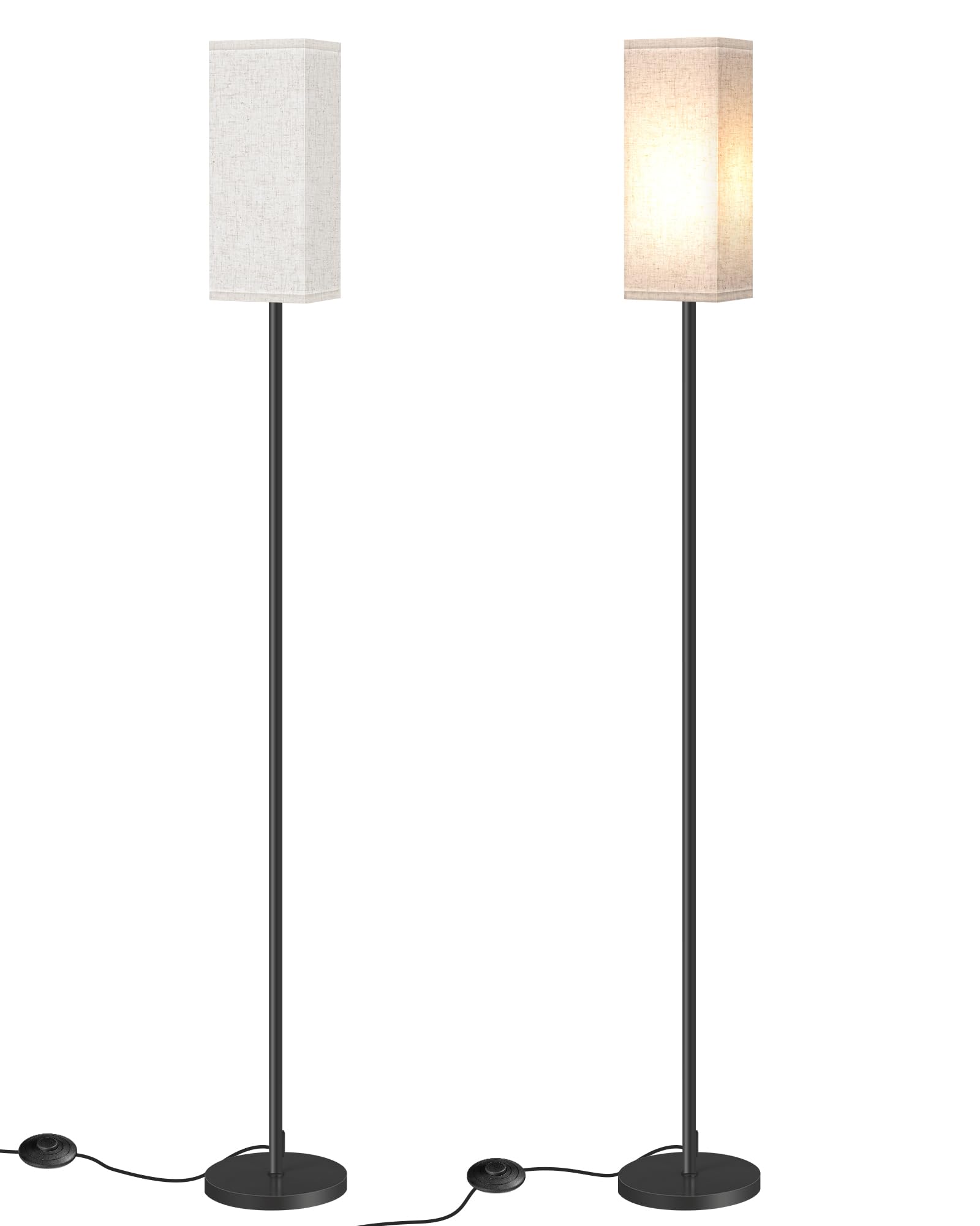GOEBLESON floor lamp in a cozy living room setting