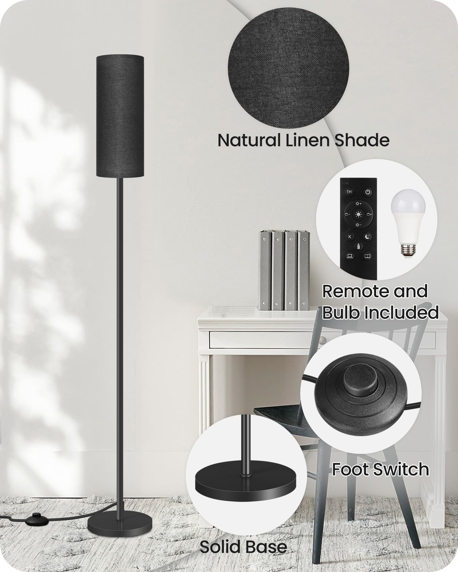 GOEBLESON adjustable color temperature from warm to cool