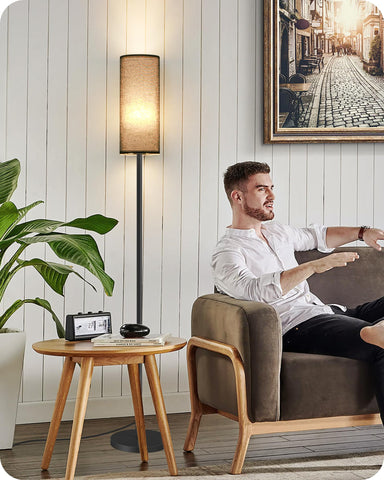 GOEBLESON corner placement enhances living room aesthetics