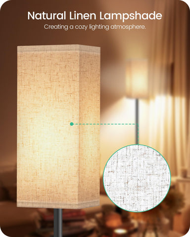 GOEBLESON lamp shows E26 base compatibility for versatile bulbs