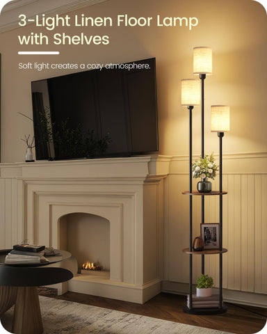 GOEBLESON floor lamp E26 compatibility up to 60W for flexible lighting