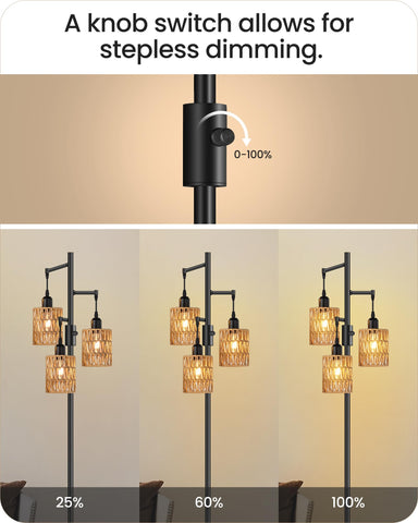 GOEBLESON warm 2700K light provides cozy atmosphere for evenings at home.