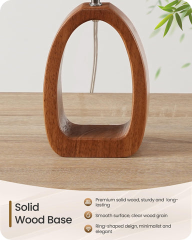 GOEBLESON modern nightstand light complements any decor