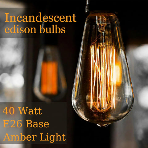 GOENDR Squirrel cage filament glow delivers amber warmth for cozy mood lighting