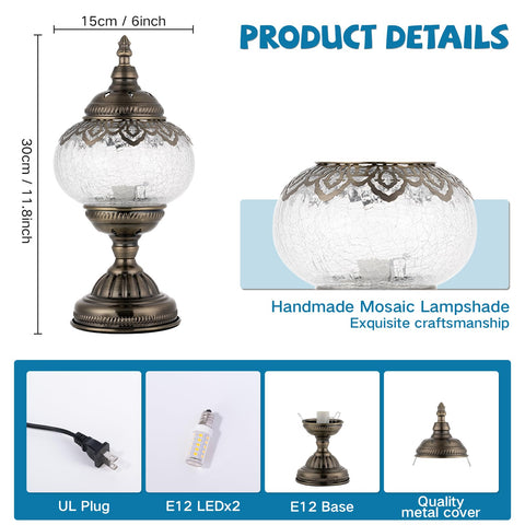 GOGERS Tiffany-style lamp adds color and charm to any living space