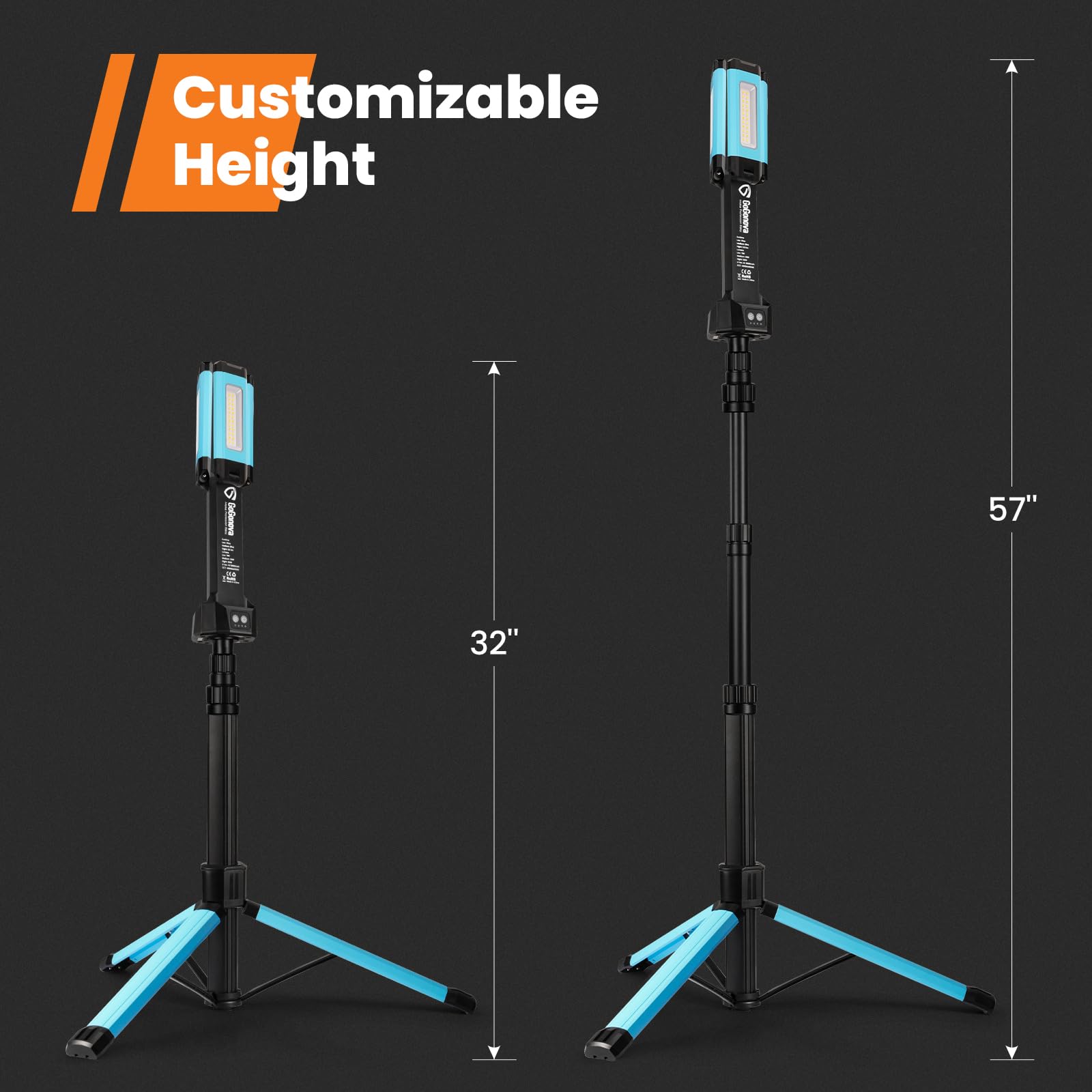 GoGonova aluminum shell construction for rugged durability