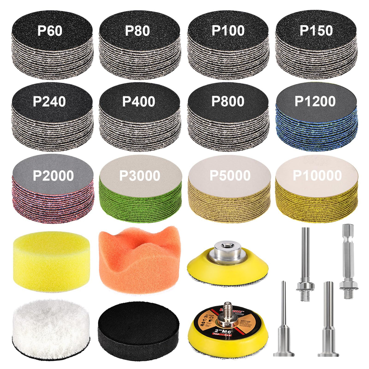 GOH DODD 2-inch sanding discs overview for multi-surface finishing
