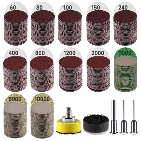 GOH DODD 365-pcs sanding disc set packaging shown for a complete kit overview.