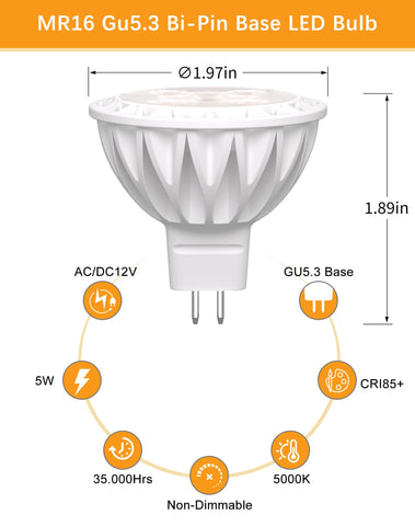 GOHDLAMP GU5-3 base installation demonstrates quick, secure low-voltage setup