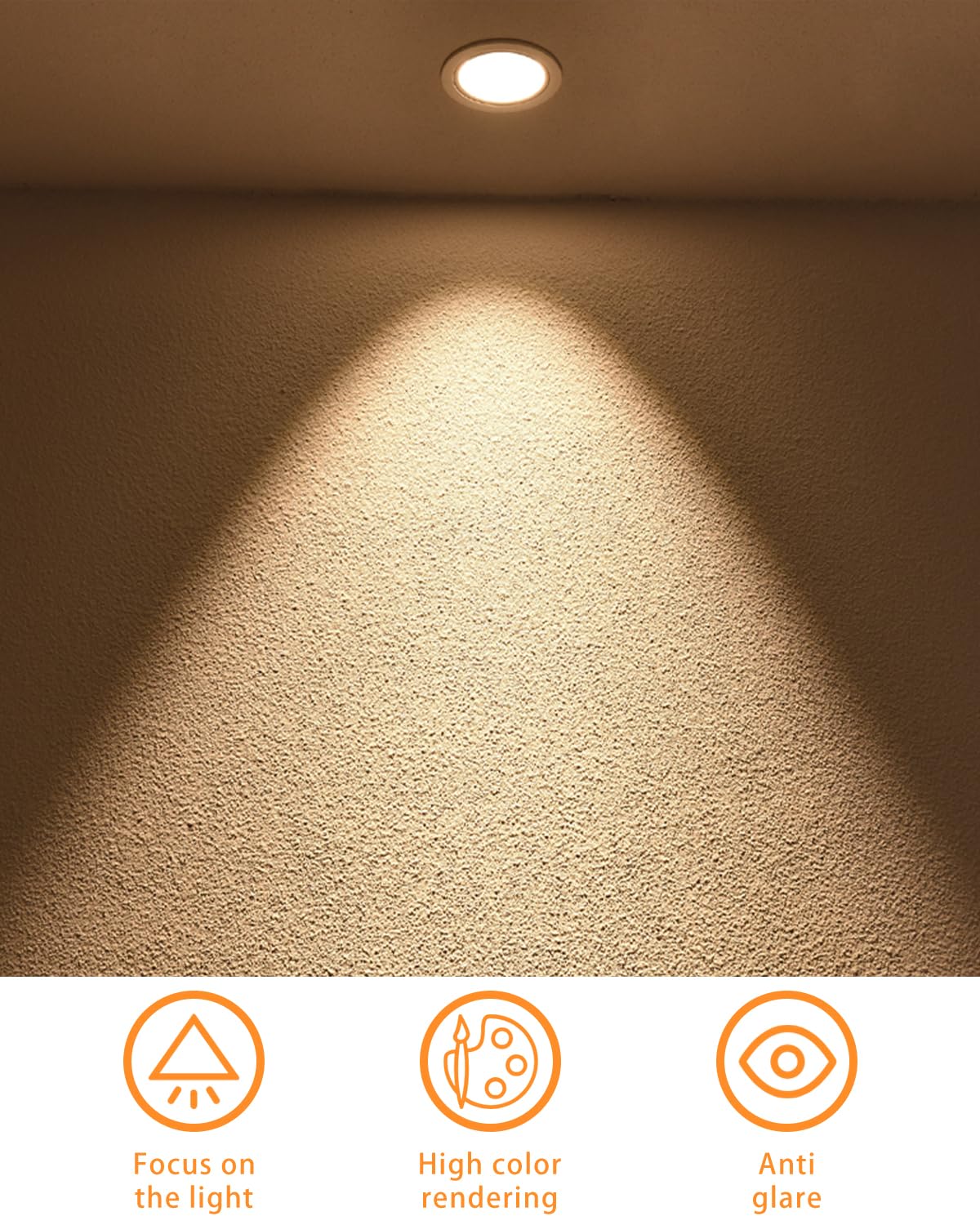 GOHDLAMP MR16 LED bulbs 38 degree beam for precise accent lighting