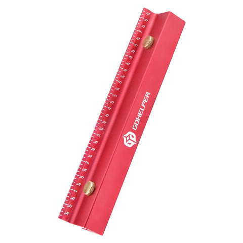 Gohelper 8-inch framing-square fence front view for precise 90° layouts