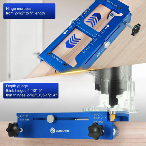 Gohelper complete installation kit includes router bit and accessories.