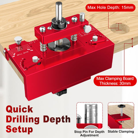 Gohelper quick-clamp holds doors up to 30mm thick for secure installation