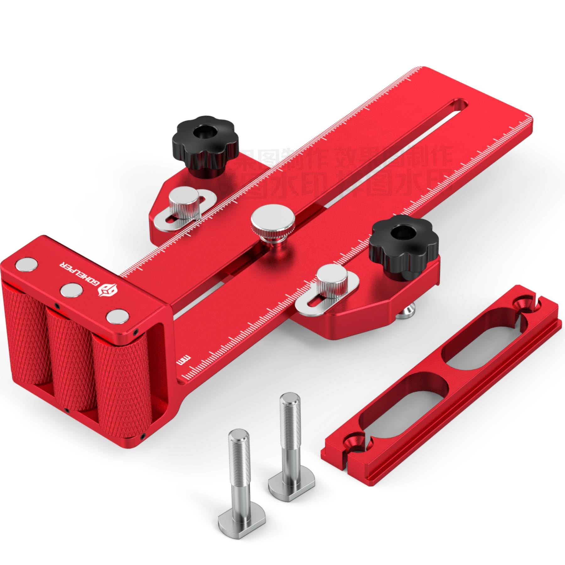 Gohelper Thin Rip Jig roller assembly for smooth, controlled narrow cuts