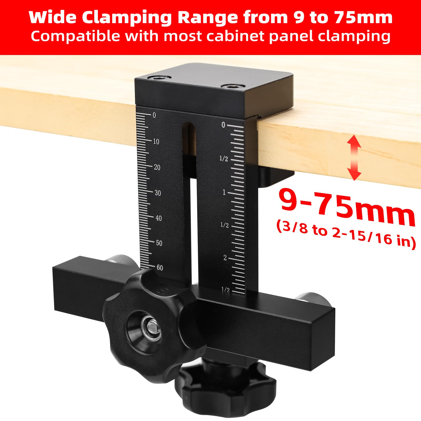 GOINGMAKE anti-slip clamp pad keeps doors secure without marring surfaces.