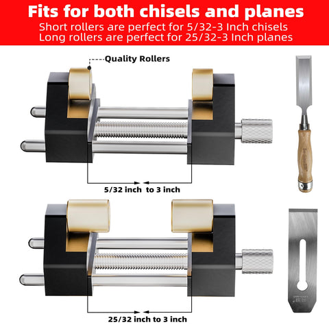 GoingMake double roller supports stable edge during sharpening