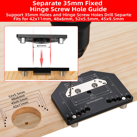 GOINGMAKE vacuum adapter supports clean, dust-free work