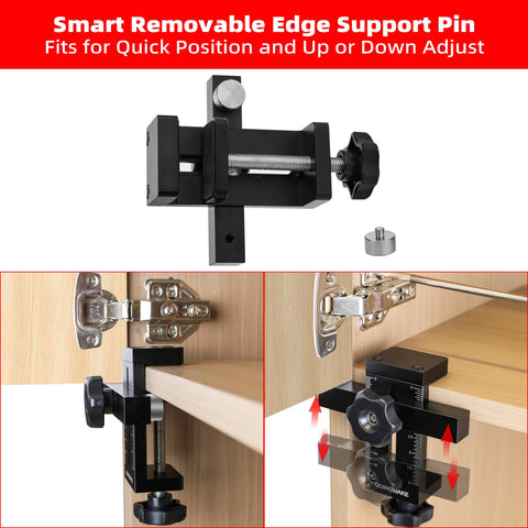 GOINGMAKE frameless and face-frame door fit supports versatile cabinet configurations.