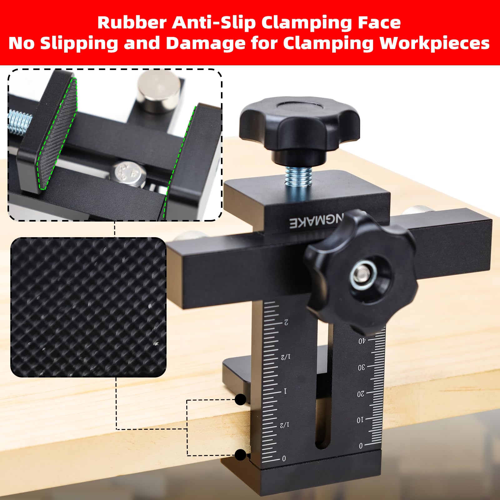GOINGMAKE removable edge support pin enables fast edge-to-edge mounting for full-cover doors.