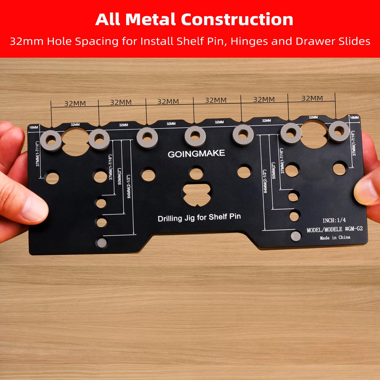 GOINGMAKE included drill bits speed up project completion.