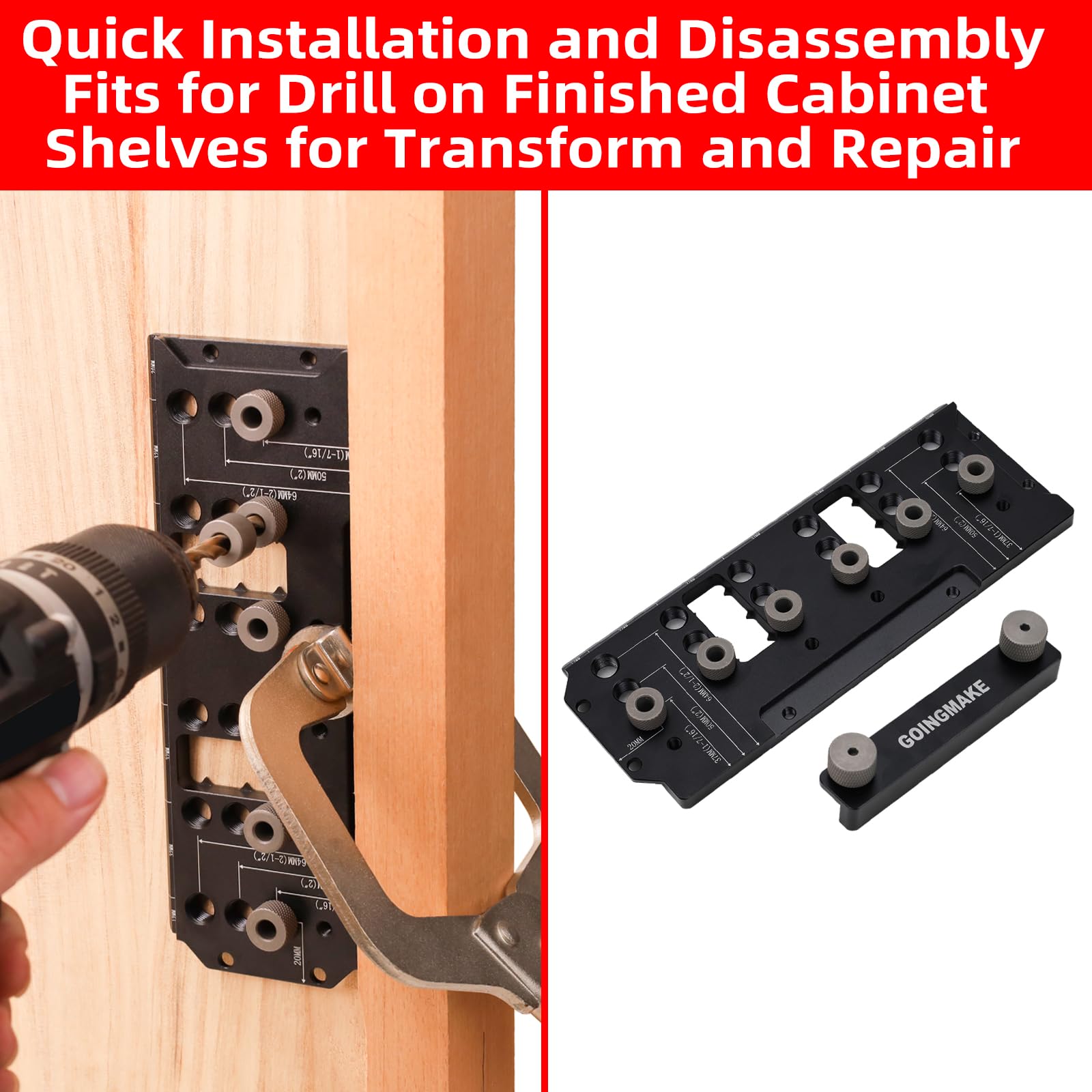 GoingMake metal construction provides durable, long-lasting performance