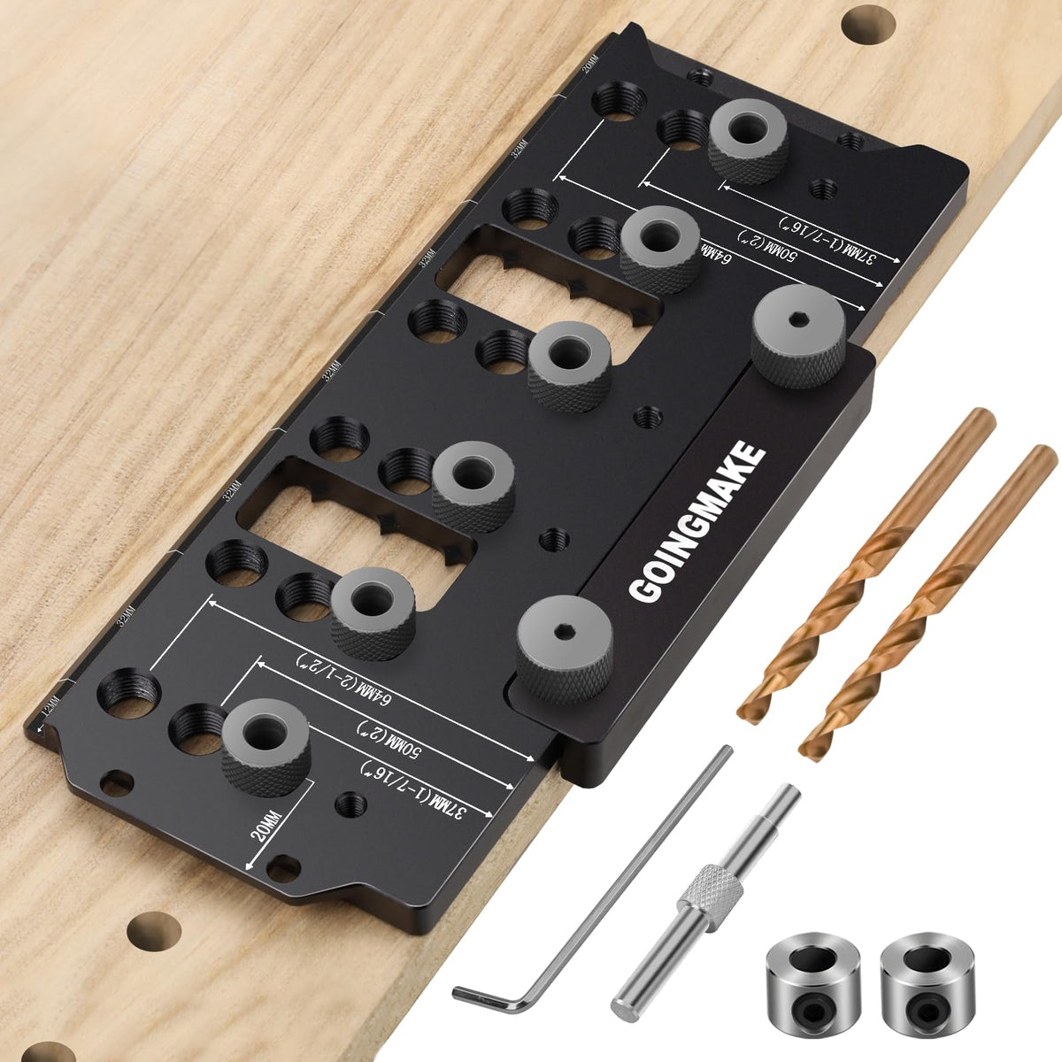 GoingMake shelf pin jig precision guide for accurate holes