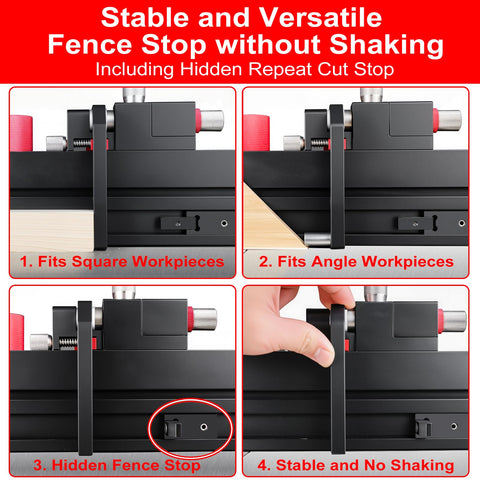GOINGMAKE design minimizes kickback for safer table saw operation