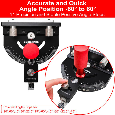 GOINGMAKE zero calibration knob speeds zero setup with no tools