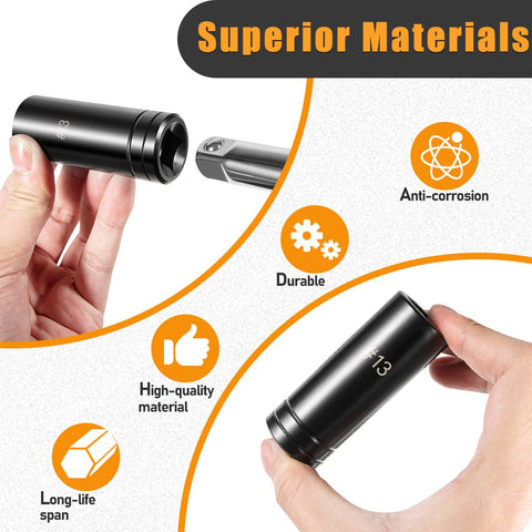 Gokeshfly 3/4-inch tap socket, durable for heavy-duty tasks
