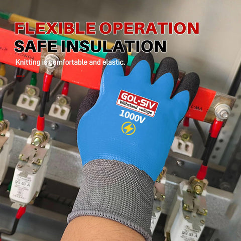 GOL-SIV palm texture provides anti-slip grip.