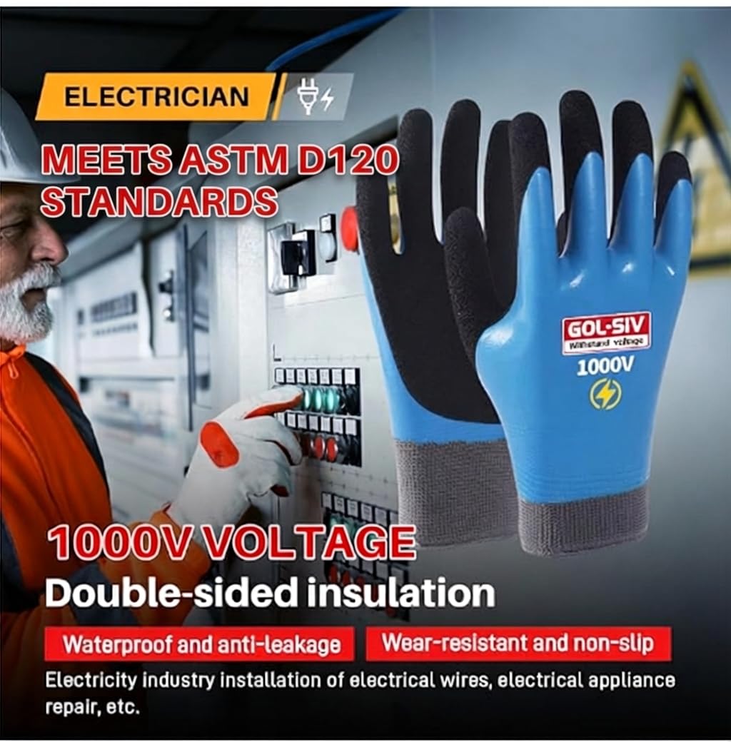 GOL-SIV rubberized fingers highlight secure grip.