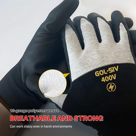 GOL-SIV glove flame retardant design adds safety in workshops.