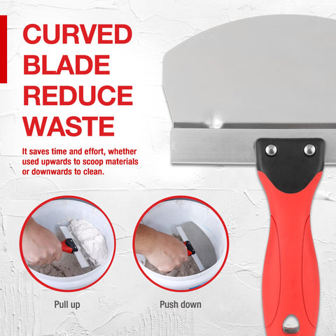 Goldblatt versatile scoop for drywall, plaster, mortar, and more
