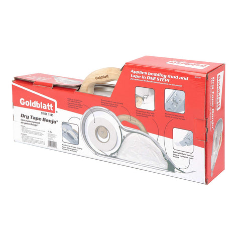 Goldblatt Banjo-Dry Tape in use shows smooth joints and quick tape application.