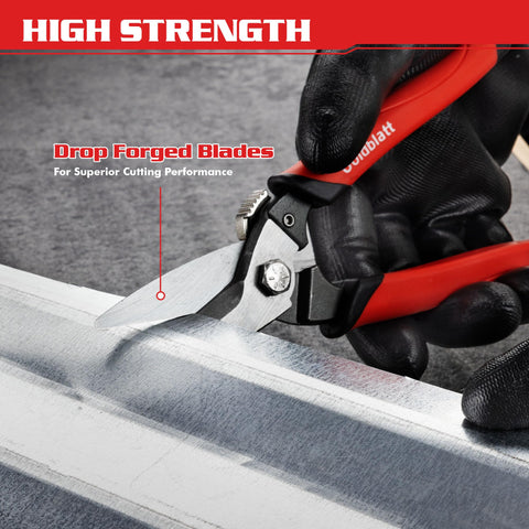 Goldblatt drop-forged blades close-up showing durability