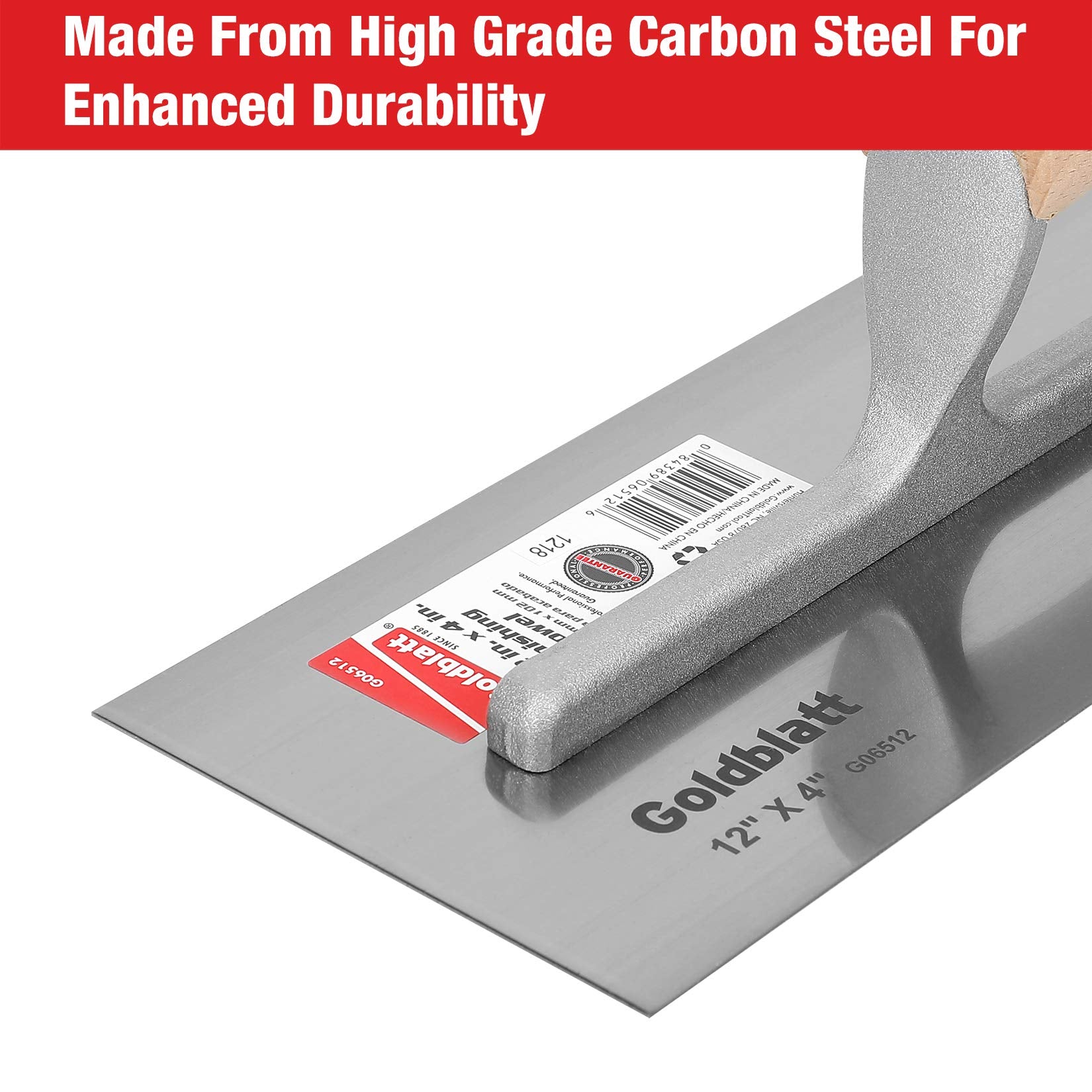 Goldblatt drywall trowel 8x3 blade for precise corners