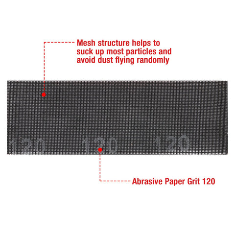 Goldblatt hand sander 360° pivot elbow for easy use on vertical surfaces