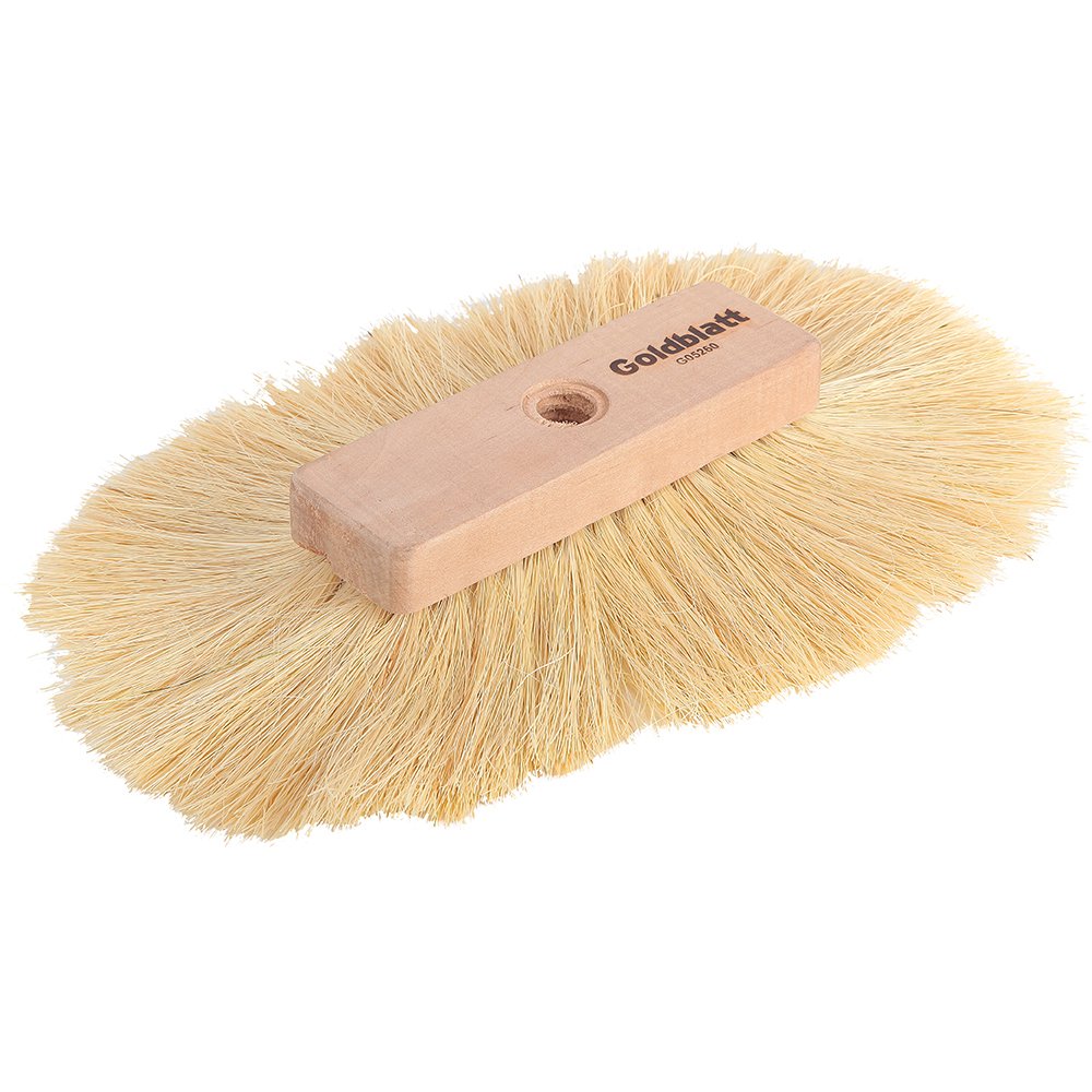 Goldblatt G05260 single crowfoot texture brush creates consistent drywall patterns