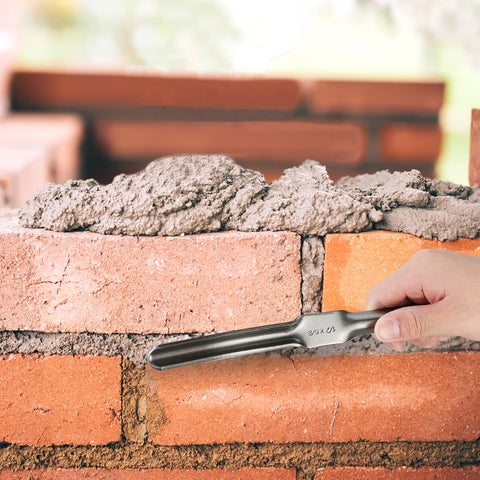 Goldblatt grout applicator features a stainless steel tip for controlled grout application.