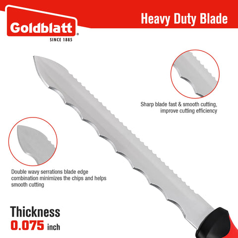 Goldblatt insulation knife double-side serrated blade for versatile cuts
