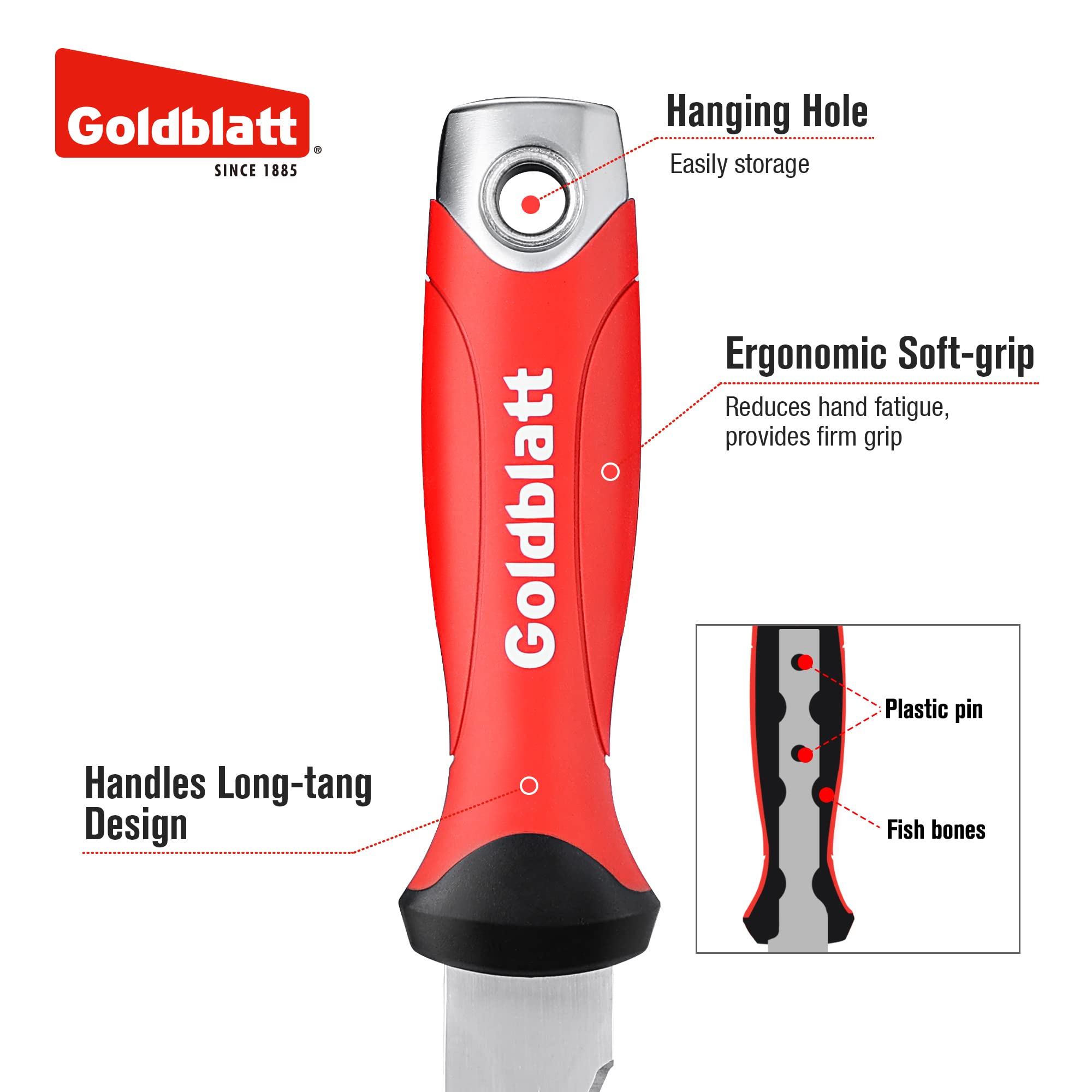 Goldblatt insulation knife nylon sheath protects during storage